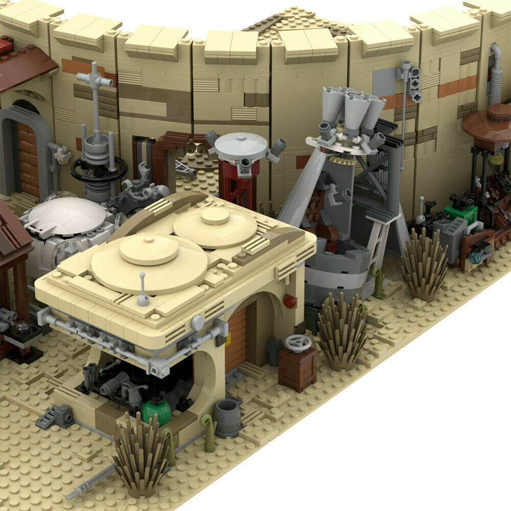Mos Eisley Spaceport on Tatooine 3238 Pieces Building Toys Set MOC Build Gift