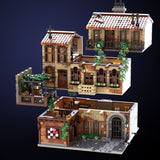 MOC Juliet's Former Residence Street View Building Block Model Set Ornament Toy