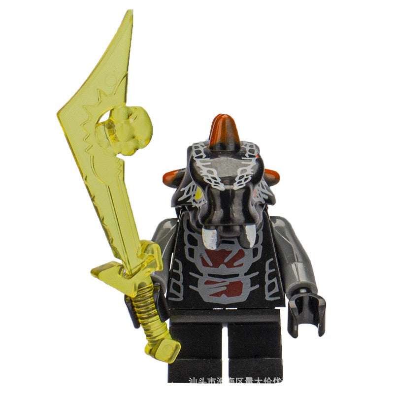 24pc Ninjago Minifigure Set Serpentine Pythor Skalidor Building Block Toy