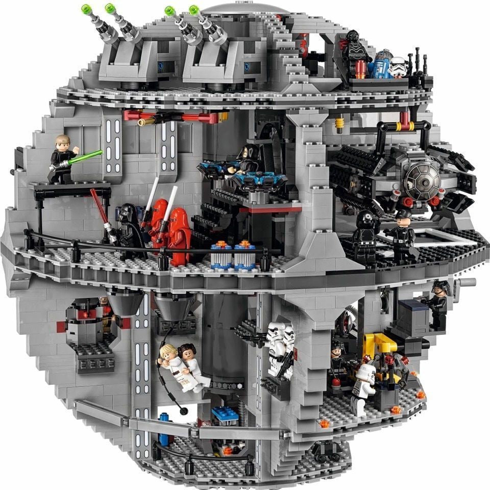 2026 MOC 4016pcs Star Wars - Death Star Building Blocks Replica With Minifigs