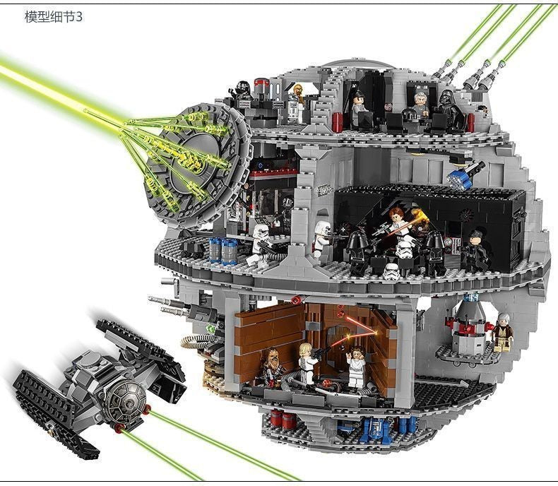 2026 MOC 4016pcs Star Wars - Death Star Building Blocks Replica With Minifigs