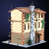 MOC Juliet's Former Residence Street View Building Block Model Set Ornament Toy
