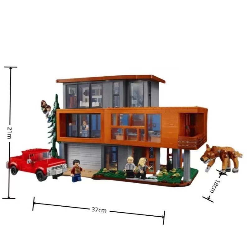NEW 2001pcs The House of the Cullens from Twilight Building Block Set 7 Figures