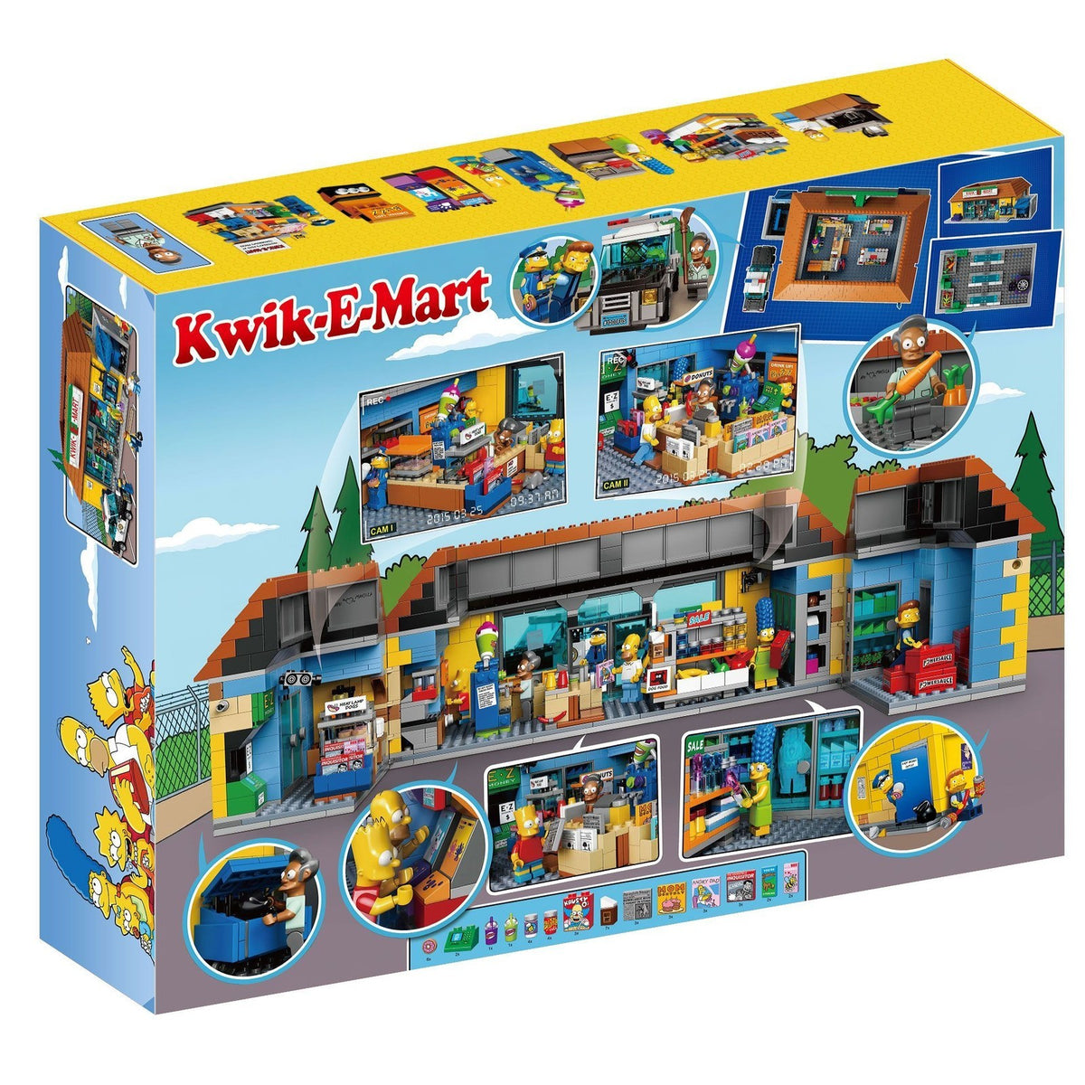 NEW 2179pcs The Simpsons E-Mat Building Block Bricks Set New & Sealed 2026