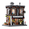 1950Pcs Antique Shop Building Blocks Set City Street Store Model with LED Light