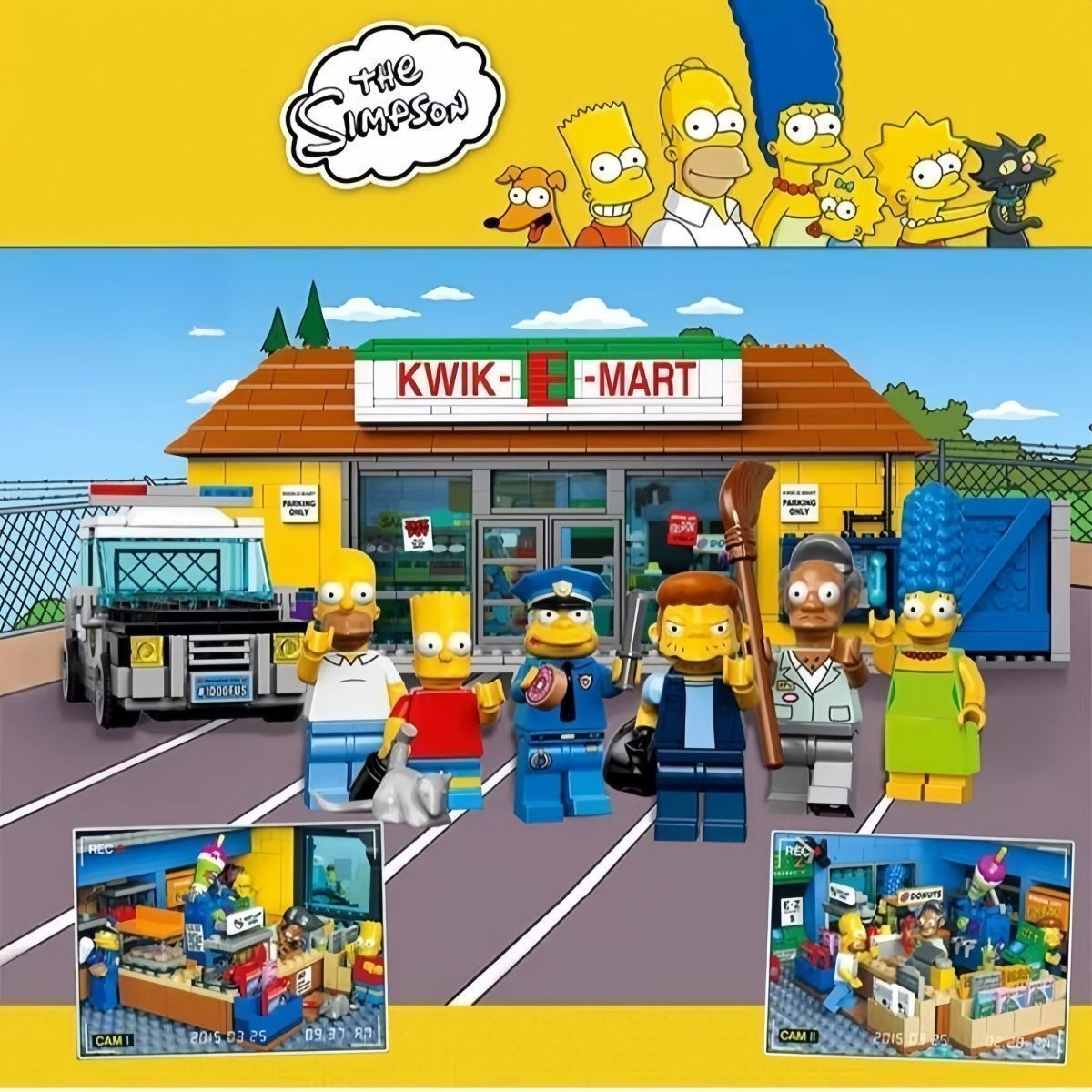 NEW 2179pcs The Simpsons E-Mat Building Block Bricks Set New & Sealed 2026