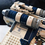 New Moc 1758PCS Republic Dropship With AT-OT Walker Building Blocks Set Diy Gift