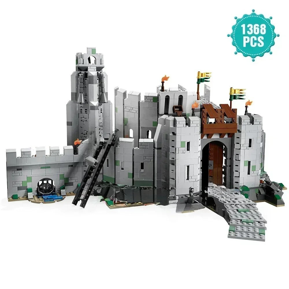 1368pcs LOTR Hobbit Helms Deep 9474 Building Block Set Toy Diy Bulid Bricks