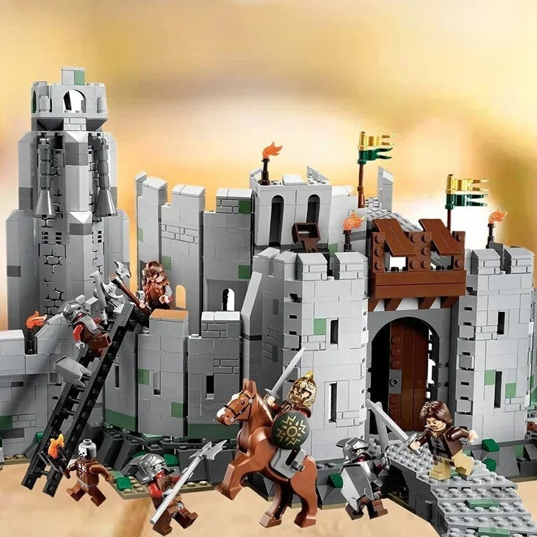 1368pcs LOTR Hobbit Helms Deep 9474 Building Block Set Toy Diy Bulid Bricks