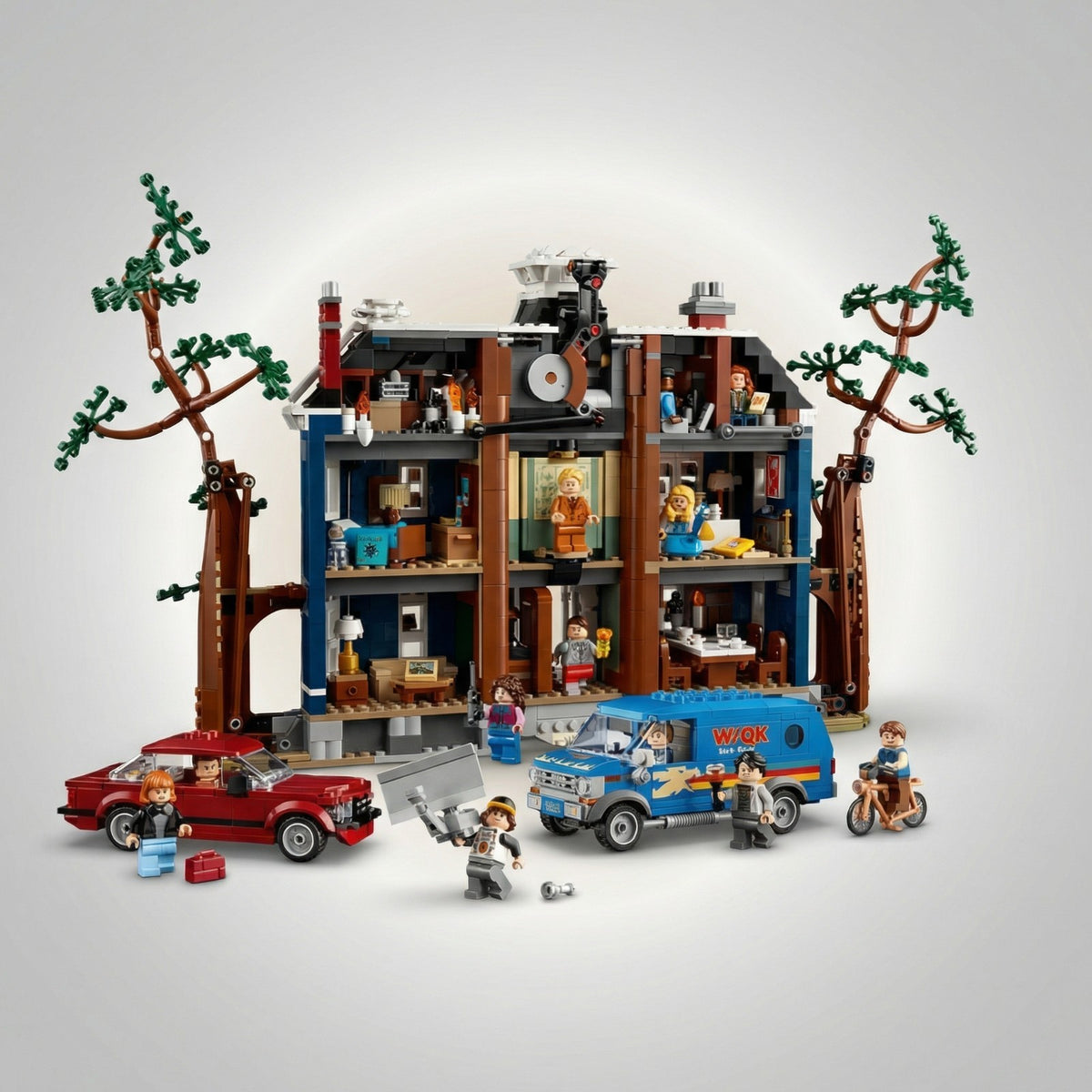 NEW 2593pcs Stranger Things Creel House Toy MOC Building Block Set Unbranded