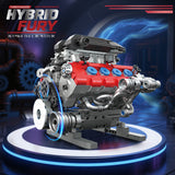 Ferrari SF90 Hybrid Engine Building Blocks Battery Powered Mechanical Model Toy