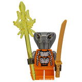 24pc Ninjago Minifigure Set Serpentine Pythor Skalidor Building Block Toy