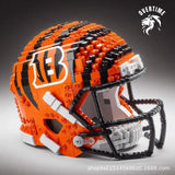 Creative NFL Style Football Helmet Building Blocks Model Collectible Display