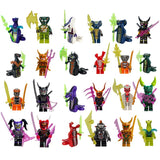 24pc Ninjago Minifigure Set Serpentine Pythor Skalidor Building Block Toy