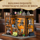 Ashley's 2-Story House Building Blocks Set with LED Lights - Creative Modular