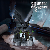 Lunar Raven Gothic Haunted Castle Building Blocks Set 1072 Pcs Halloween Horro