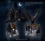 Lunar Raven Gothic Haunted Castle Building Blocks Set 1072 Pcs Halloween Horro