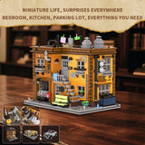 Ashley's 2-Story House Building Blocks Set with LED Lights - Creative Modular