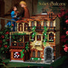 Juliet Balcony Building Blocks Kit Town House Architecture Brick Display