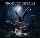 Lunar Raven Gothic Haunted Castle Building Blocks Set 1072 Pcs Halloween Horro