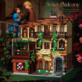 Juliet Balcony Building Blocks Set - Townhouse Architecture Brick Model
