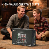 Retro Tavern Building Blocks Set City Street Pub Model with LED Light Kit