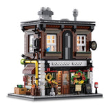 1950Pcs Antique Shop Building Blocks Set City Street Store Model with LED Light