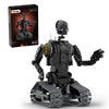 Dark Sci-Fi Security Robot Mecha Brick Set Collectible Building Kit Gift