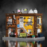 Ashley's 2-Story House Building Blocks Set with LED Lights - Creative Modular