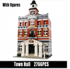 MOC 2854PCS Block Set Creator Expert Modular Buildings - Town Hall