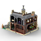 Moc The Haunted Manor 3944 Gothic Revival Style Architecture Building Block SET