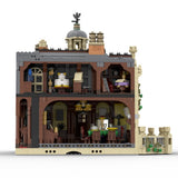 Moc The Haunted Manor 3944 Gothic Revival Style Architecture Building Block SET