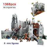 1368pcs LOTR Hobbit Helms Deep 9474 Building Block Set Toy Diy Bulid Bricks
