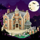 Moc The Haunted Manor 3944 Gothic Revival Style Architecture Building Block SET