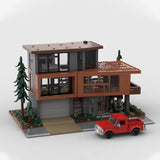 NEW 2001pcs The House of the Cullens from Twilight Building Block Set 7 Figures