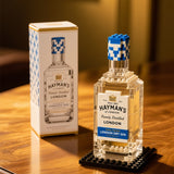 Whiskey Bottle Building Blocks Set Creative Wine Decor Gift for Adults Collector